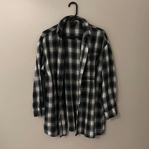 Blue, Green, Black Flannel size L